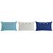 Cuscino Azzurro Bianco Blu Cielo Mediterraneo 50 X 15 X 30 Cm (3 Unità) - Foto miniatura 1