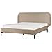 Letto Velluto Suzette 160 X 200 Cm Beige - Foto miniatura 6