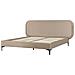 Letto Velluto Suzette 160 X 200 Cm Beige - Foto miniatura 7