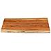 Piano Tavolo 90x80x3,8 Cm Rettangolare Legno Acacia Bordi Vivi - Foto miniatura 3
