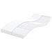 Materasso In Schiuma Bianco 100x210 Cm 7 Zone Durezza 20 Ild - Foto miniatura 1