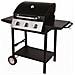 Barbecue a Gas 335541 su Supporto 3 Fuochi Poenza10.500W Nero - Foto miniatura 2