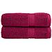 Asciugamani da Doccia SOLUND 2 pz Bordeaux 70x140cm 600gsm - Foto miniatura 1