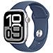 Watch Series 10 Serie 10 GPS 42mm Cassa in Alluminio Color Argento con Denim Sport Band - M /L - Foto miniatura 1