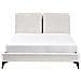 Letto Bouclé Melle 140 X 200 Cm Bianco Sporco - Foto miniatura 4