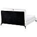 Letto Bouclé Melle 140 X 200 Cm Bianco Sporco - Foto miniatura 6
