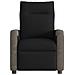 Poltrona Reclinabile In Tessuto Nero - Foto miniatura 3