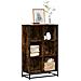 Libreria Rovere Fumo 65,5x33x107,5 Cm In Legno Multistrato - Foto miniatura 1