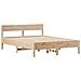 Letto senza Materasso 135x190 cm in Legno Massello di Pino - Foto miniatura 2