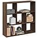 Libreria Divisorio Rovere Marrone 102x29x103,5 cm in Truciolato - Foto miniatura 2