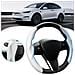 Coprivolante In Fibra Di Carbonio Per Tesla Model 3/y - Bianco (38 Cm) - Foto miniatura 2