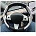 Coprivolante In Fibra Di Carbonio Per Tesla Model 3/y - Bianco (38 Cm) - Foto miniatura 3
