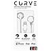 CURV Auricolare Cablato In-ear Musica e Chiamate Bianco - Foto miniatura 2