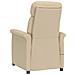 Poltrona Massaggiante  in Microfibra Color Crema - Foto miniatura 4