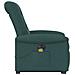 Poltrona Alzapersona Massaggiante Elettrica Verde Scuro Tessuto - Foto miniatura 6