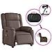 Poltrona Massaggiante Elettrica Marrone in Similpelle - Foto miniatura 6