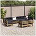 Set Divani da Giardino 9pz con Cuscini Legno Impregnato di Pino - Foto miniatura 3