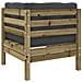 Set Divani da Giardino 9pz con Cuscini Legno Impregnato di Pino - Foto miniatura 7