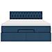 Pouf Letto con Materasso e LED Blu 140x190 cm - Foto miniatura 8