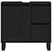 Mobile bagno vitaXL Nero Rovere 65x33x60 cm Legno ingegnerizzato - Foto miniatura 6