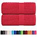 Asciugamani Ospiti 2 pz Rossi 30x50 cm 360 g/m² 100% Cotone - Foto miniatura 2