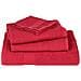 Asciugamani Ospiti 2 pz Rossi 30x50 cm 360 g/m² 100% Cotone - Foto miniatura 4