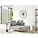 Chaise Longue Marum Lino Sintetico Grigio - Foto miniatura 1