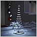 Albero di Natale LED Bianco freddo 71 x 71 x 184.5 cm Metallo - Foto miniatura 3