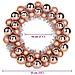 Corone di Palline di Natale 2 pcs Oro rosa 33 x 33 x 7 cm - Foto miniatura 8
