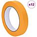 Nastri Adesivi per Pittori 12 pcs Giallo 19mm x 50m Carta - Foto miniatura 1