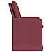 Sedie da pranzo 2 pcs Rosso vino 57 x 67 x 98 cm Tessuto - Foto miniatura 5