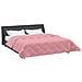 Duvet Estivo Rosa 240 x 260 cm Microfibra e Fleece Teddy - Foto miniatura 3