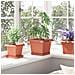 Vaso quadrato per fiori 6 pcs Rosso Mattone 23 x 23 x 17,5 cm - Foto miniatura 4