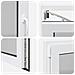 Finestra per Soffitta RISOR 100 x 50 cm PVC e Vetro Bianco - Foto miniatura 7