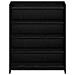 Mobile per scarpe Rovere Nero 73,5 x 36 x 92 cm - Foto miniatura 3
