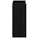 Mobile per scarpe Rovere Nero 73,5 x 36 x 92 cm - Foto miniatura 4