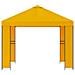 Gazebo 3 x 3 m Giallo Poliestere e Acciaio 190 gsm - Foto miniatura 3