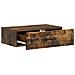 Tavolino da Parete Laterale Rovere Fumo 59 x 34,5 x 17 cm - Foto miniatura 3
