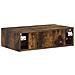 Tavolino da Parete Laterale Rovere Fumo 59 x 34,5 x 17 cm - Foto miniatura 6