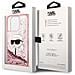 Custodia Iphone 14 Pro Glitter Karl's Head - Rosa - Foto miniatura 1