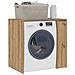 Mobiletto per lavatrice Rovere artigianale 87 x 60 x 89 cm - Foto miniatura 3