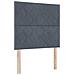 Letto con contenitore LED e materasso Grigio Scuro 90 x 200 cm - Foto miniatura 5