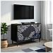 Mobile TV DOKKUM 69 x 33 x 50,5 cm Rovere Nero - Foto miniatura 2