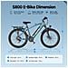 S800 Bici elettriche per adulti, motore 250W, batteria 36V 13Ah, 7 marce, mountain bike da 26 pollici - Foto miniatura 3