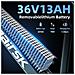 S800 Bici elettriche per adulti, motore 250W, batteria 36V 13Ah, 7 marce, mountain bike da 26 pollici - Foto miniatura 6