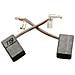 Spazzole di carbone per Makita UH4510A - 6 x 10 x 15 mm - coppia - Foto miniatura 2