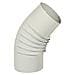 Gomito Smalt. Bianco 45° Cm 10 - Foto miniatura 1