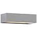 Lampada Led Da Parete 9w 400lm Luce Soffusa Doppio Fascio Up / down 110° Rettangolare Esterno Ip65 Vt-8056 - Sku 8241 Bianco Freddo 6400k - Foto miniatura 1