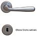 Forme Coppia Maniglia Goccia Per Porte Interne Cromo Satinato - Foto miniatura 1