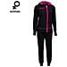 Tuta Star New - Completo Di Giacca A Manica Lunga E Pantalone Di Colore Nero / fuxia Taglia M - Foto miniatura 1